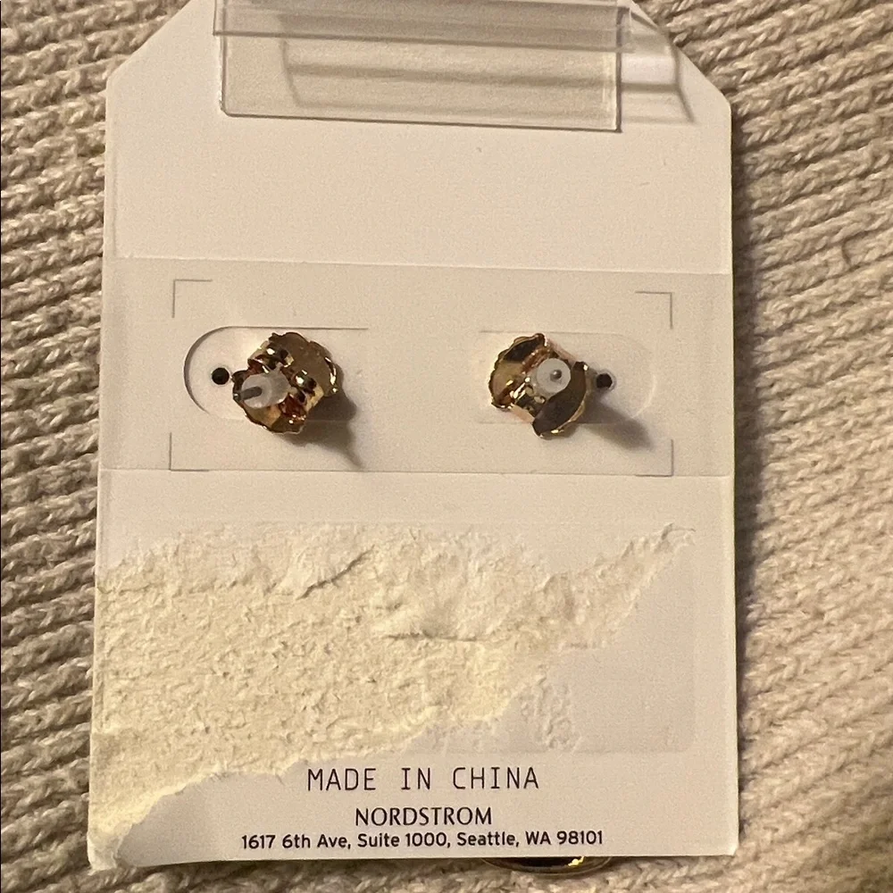 Leith Holiday Cocktail Earrings - Red, Green, Gold
